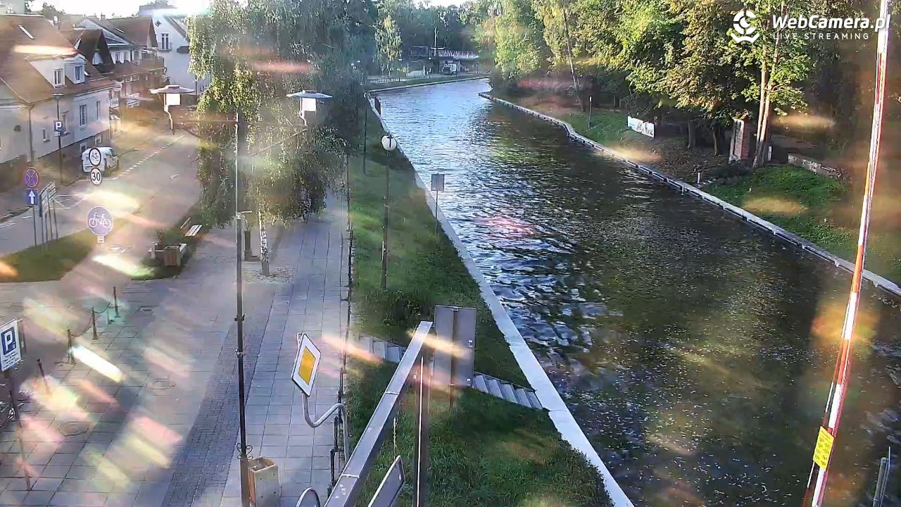 Giżycko - widok na most obrotowy - 08 wresień 2026, 06:40