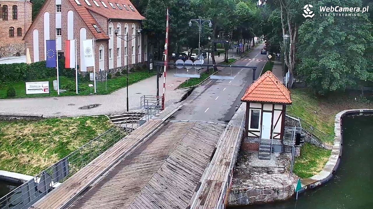 Giżycko - widok na most obrotowy - 20 lipiec 2026, 18:43