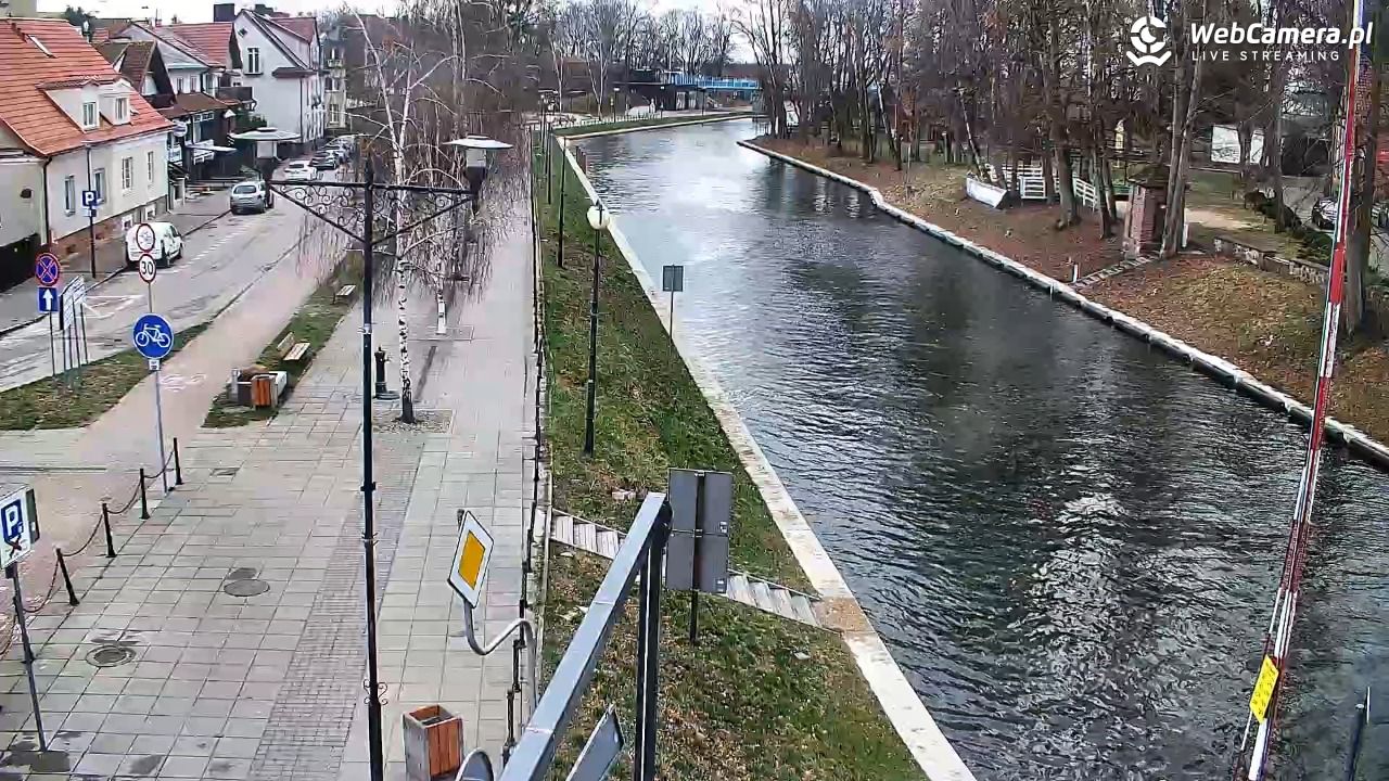 Giżycko - widok na most obrotowy - 06 kwiecień 2026, 09:50