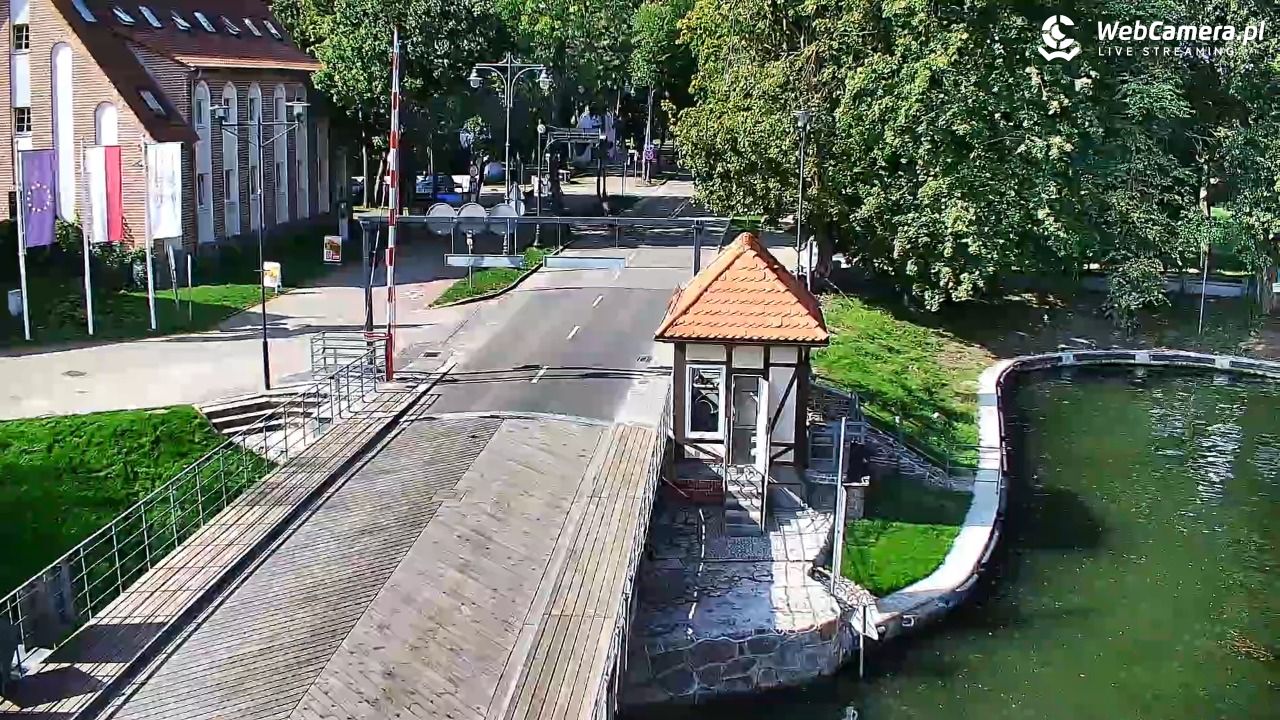 Giżycko - widok na most obrotowy - 13 wresień 2025, 11:03