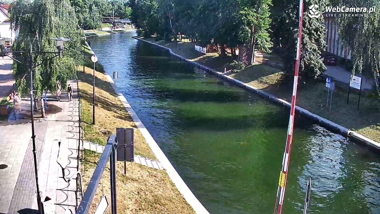 Giżycko - widok na most obrotowy - 17 lipiec 2026, 16:40