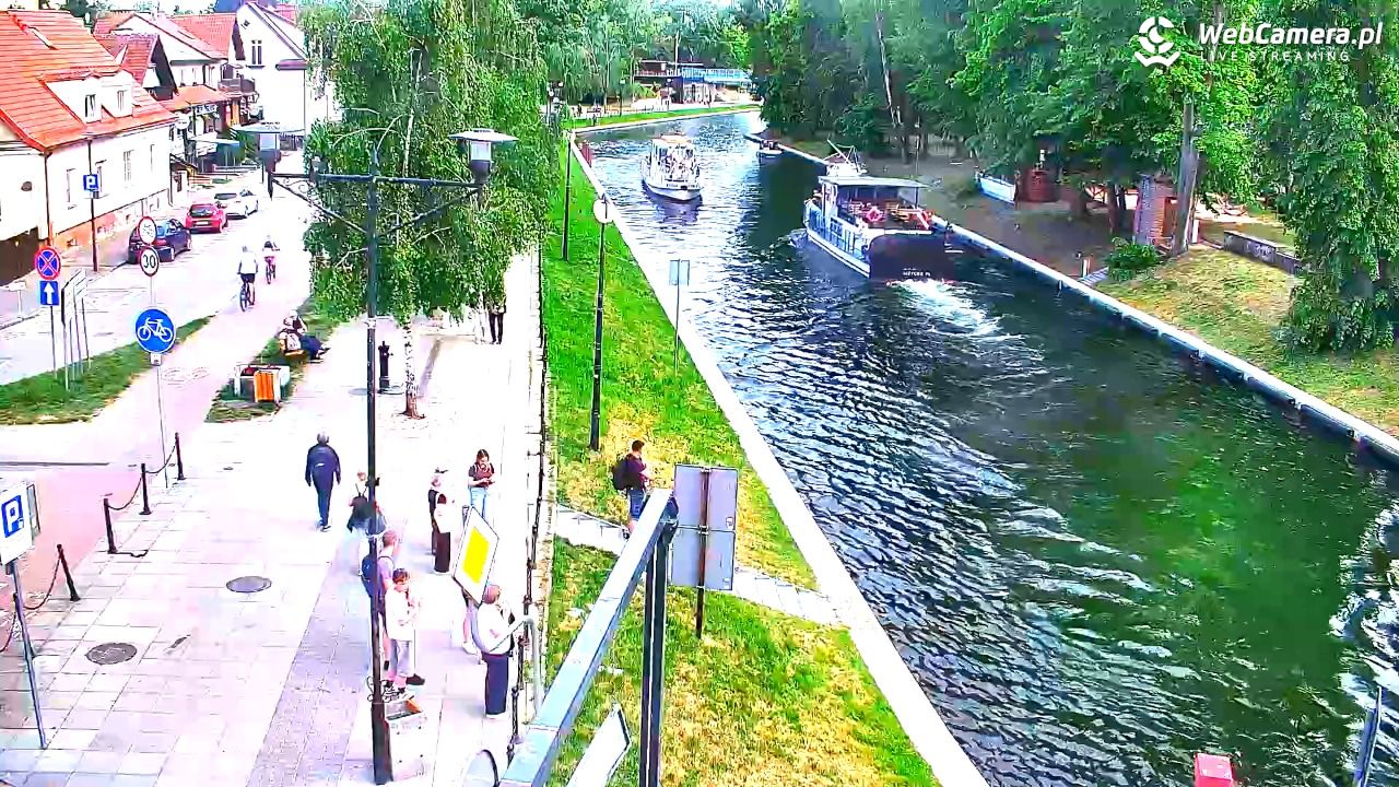 Giżycko - widok na most obrotowy - 30 maj 2026, 17:30