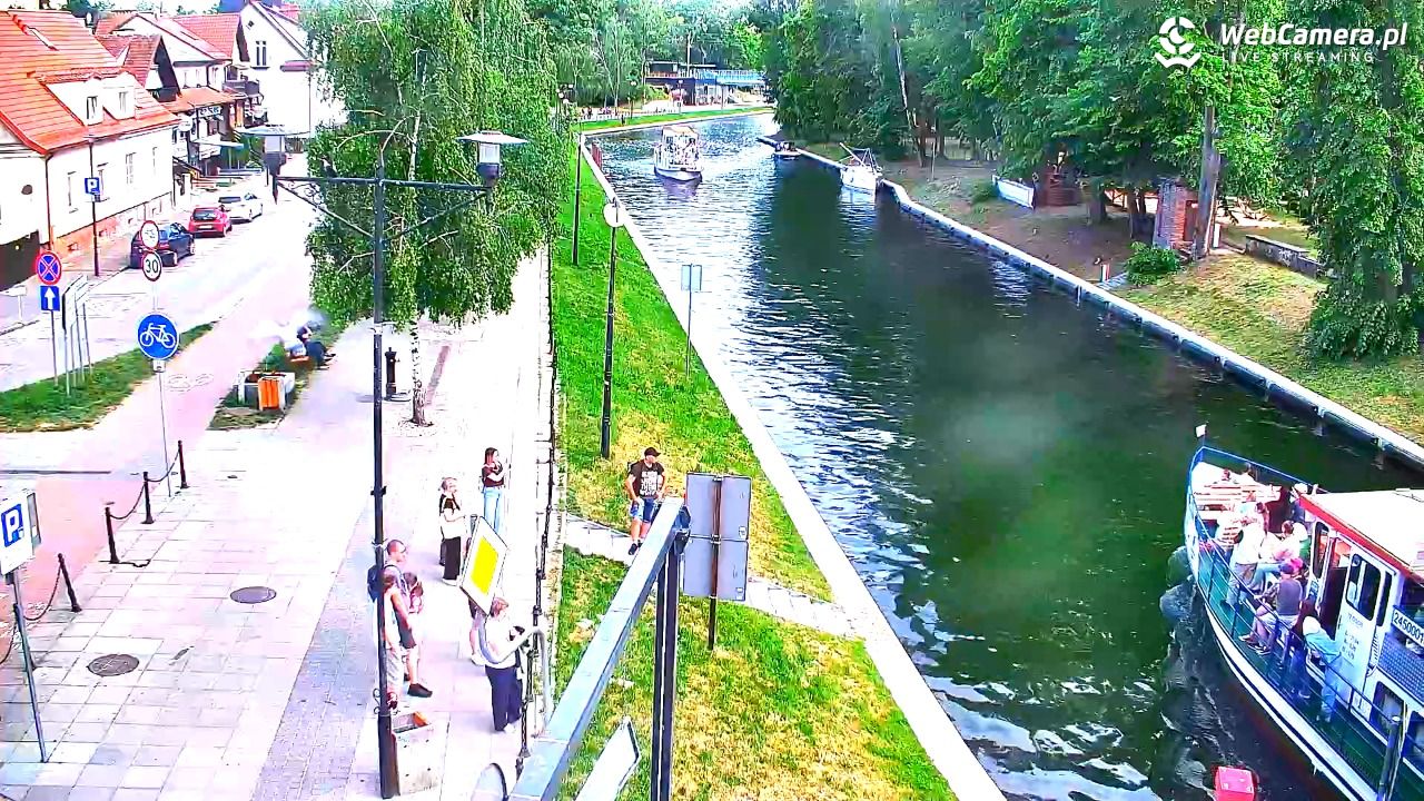 Giżycko - widok na most obrotowy - 30 maj 2026, 17:29