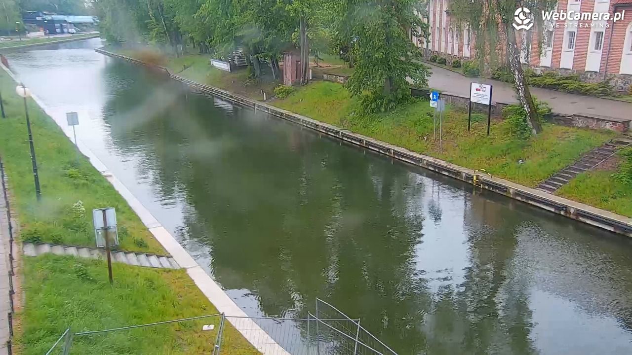 Giżycko - widok na most obrotowy - 16 maj 2025, 09:07