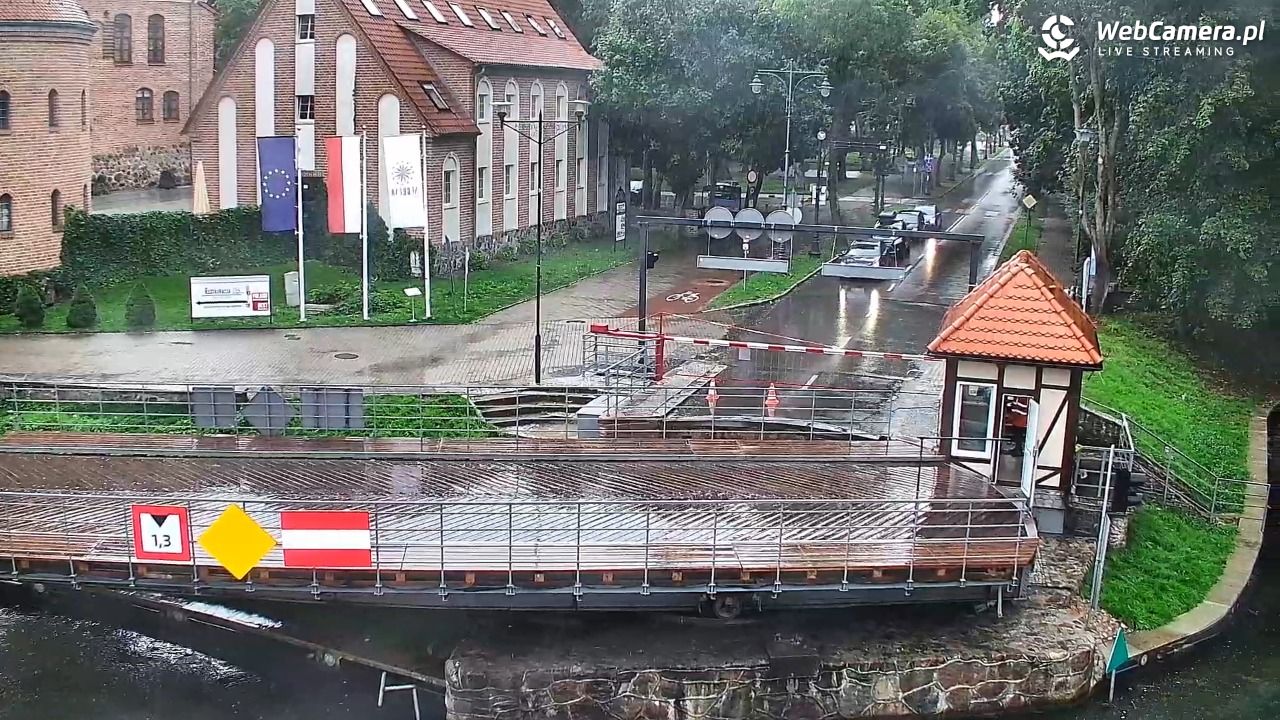 Giżycko - widok na most obrotowy - 02 wresień 2026, 14:09