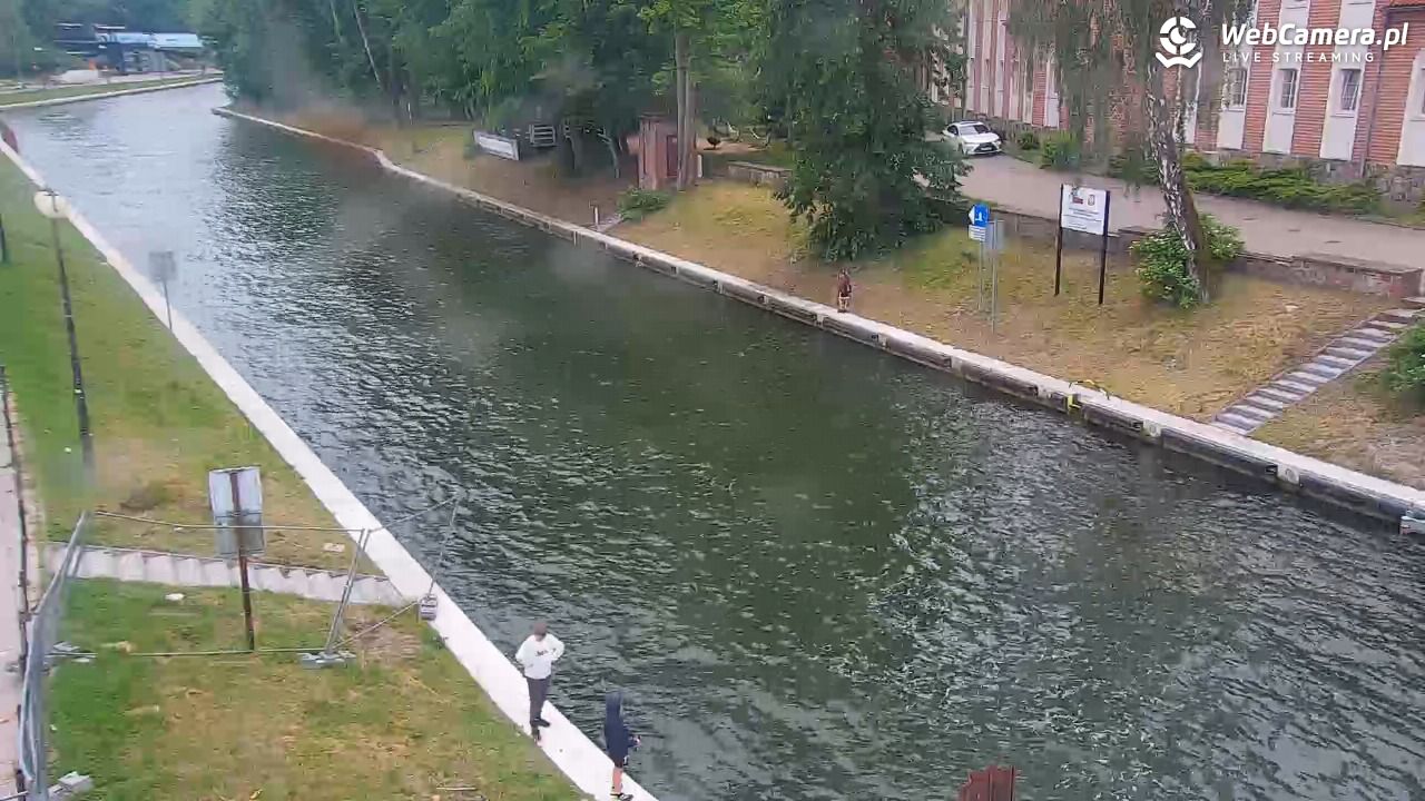 Giżycko - widok na most obrotowy - 08 czerwiec 2025, 17:59