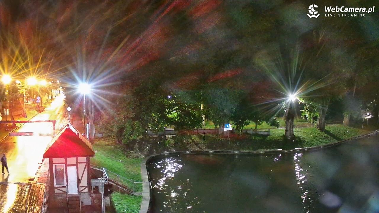 Giżycko - widok na most obrotowy - 04 wresień 2026, 20:47