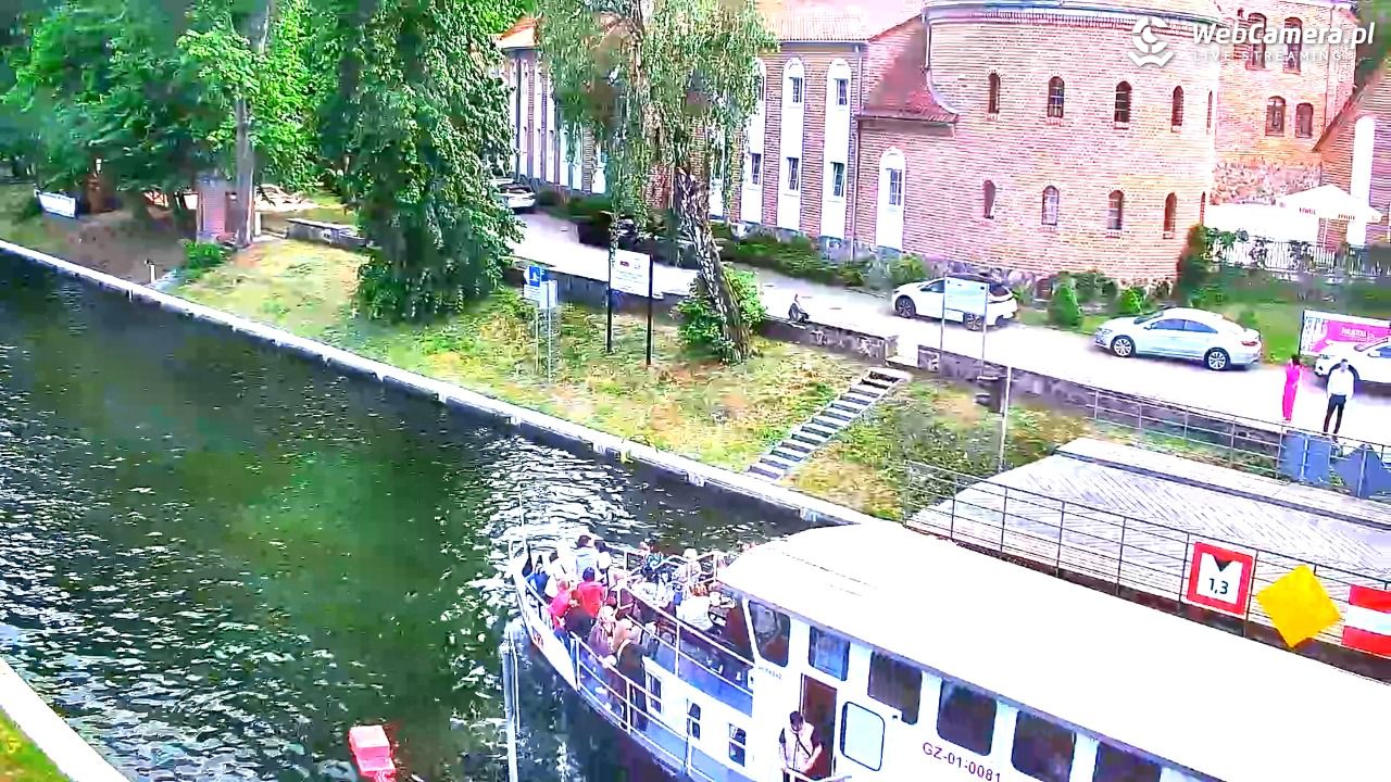 Giżycko - widok na most obrotowy - 30 maj 2026, 17:31