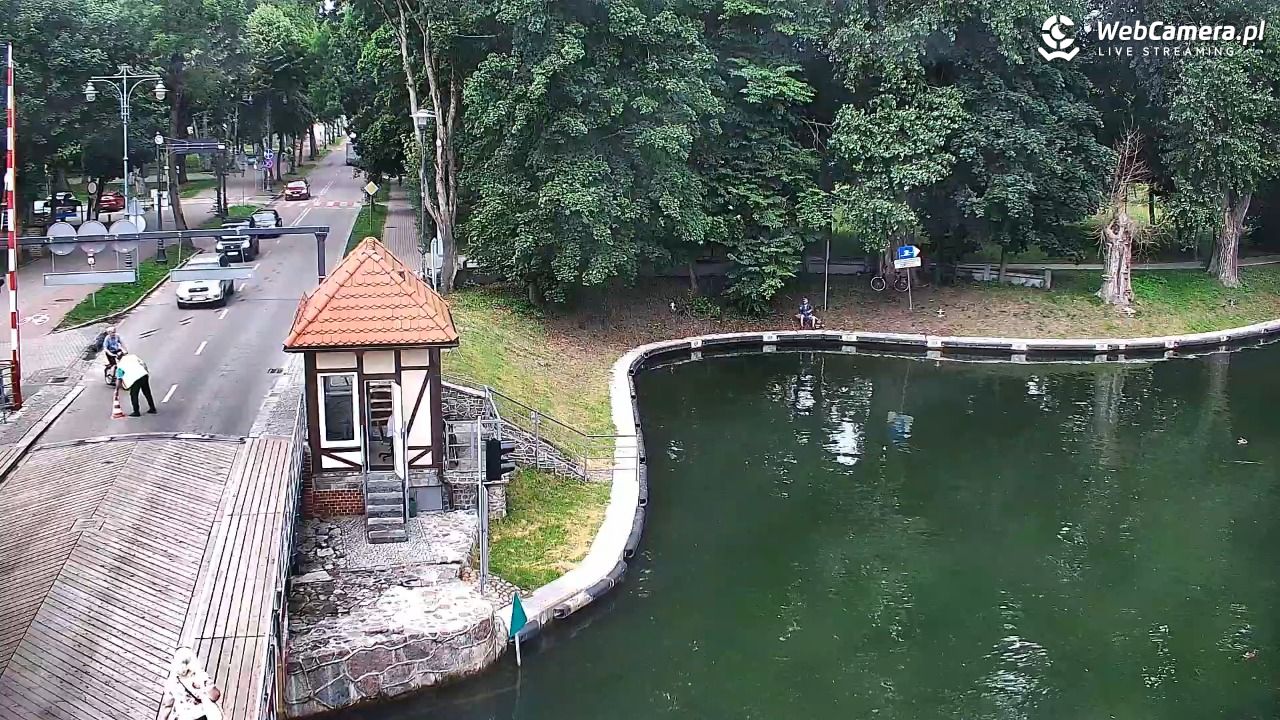 Giżycko - widok na most obrotowy - 19 lipiec 2026, 10:27