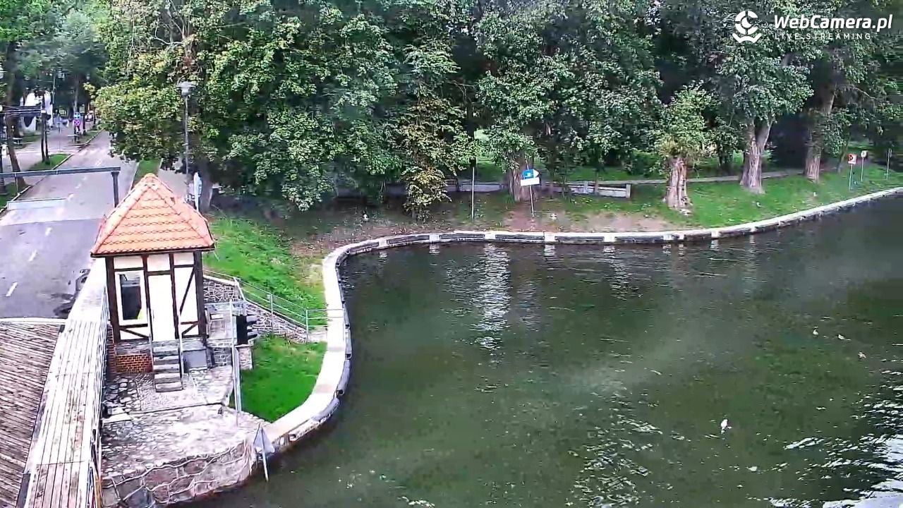 Giżycko - widok na most obrotowy - 14 wresień 2025, 07:39