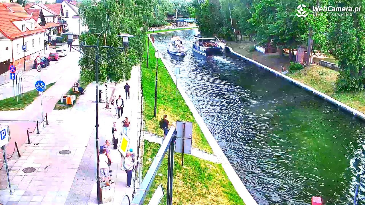 Giżycko - widok na most obrotowy - 30 maj 2026, 17:30