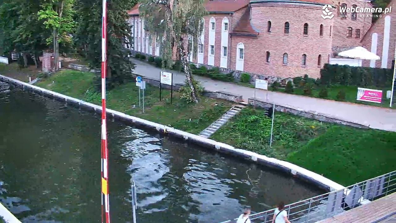 Giżycko - widok na most obrotowy - 12 wresień 2025, 19:04