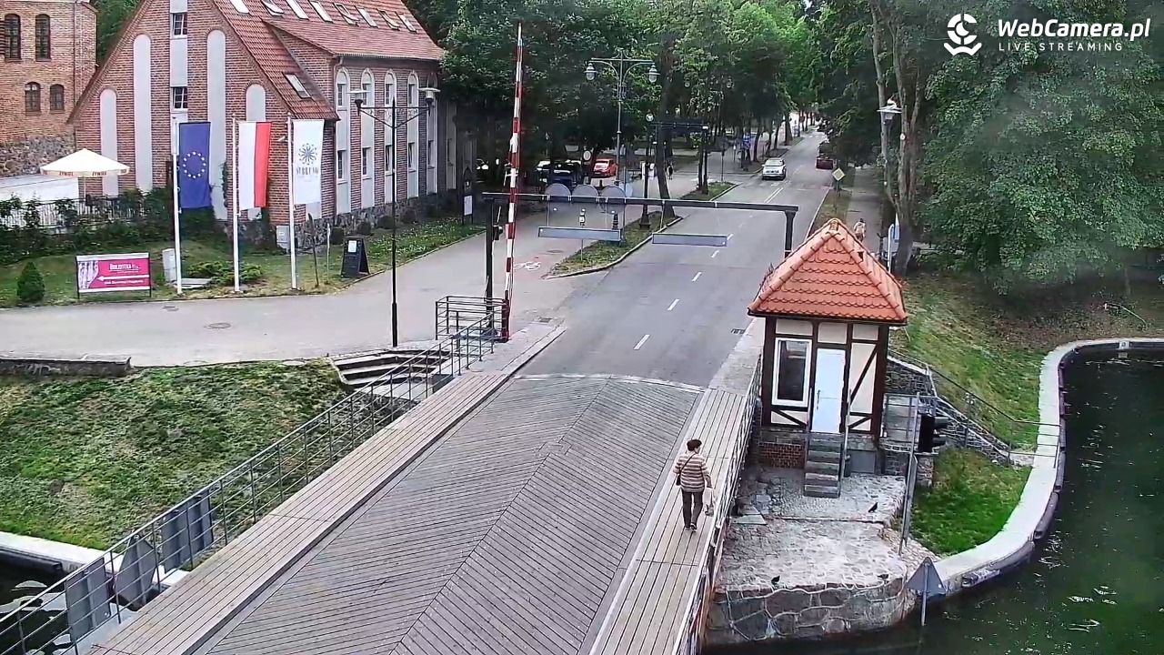 Giżycko - widok na most obrotowy - 01 czerwiec 2026, 16:51
