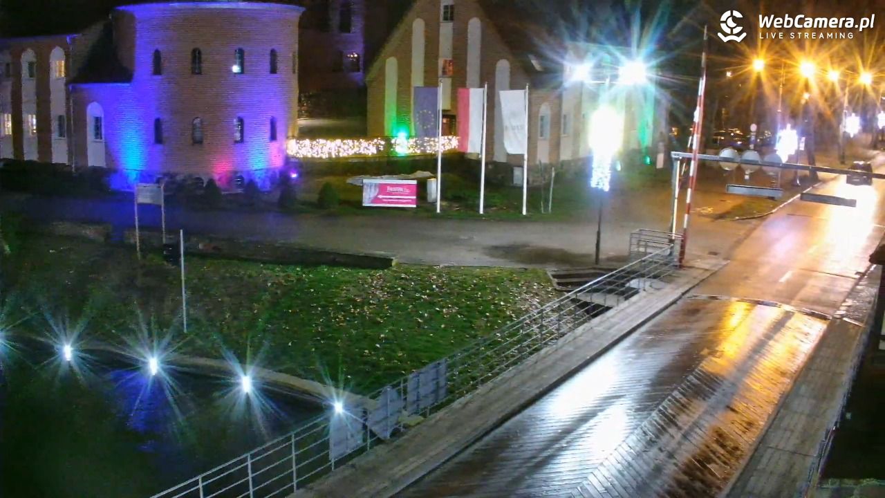 Giżycko - widok na most obrotowy - 26 grudzień 2025, 16:30