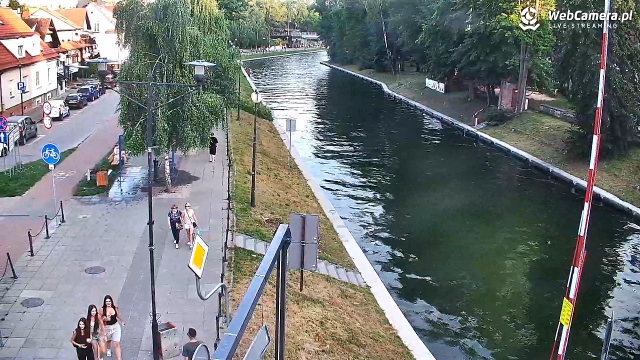 Giżycko - widok na most obrotowy - 17 lipiec 2026, 19:34