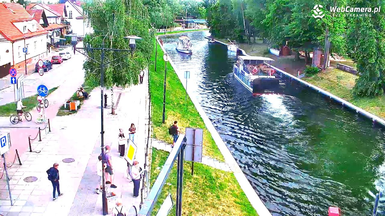 Giżycko - widok na most obrotowy - 30 maj 2026, 17:30