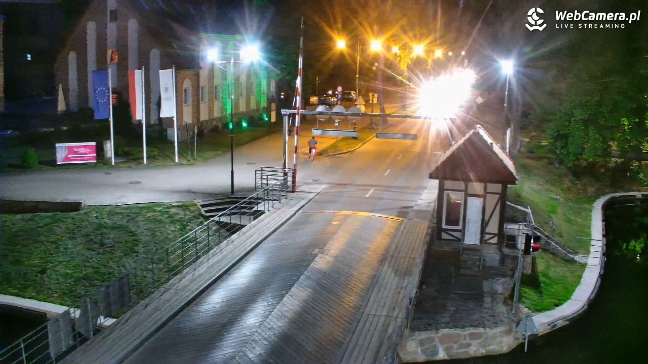 Giżycko - widok na most obrotowy - 29 maj 2026, 22:05
