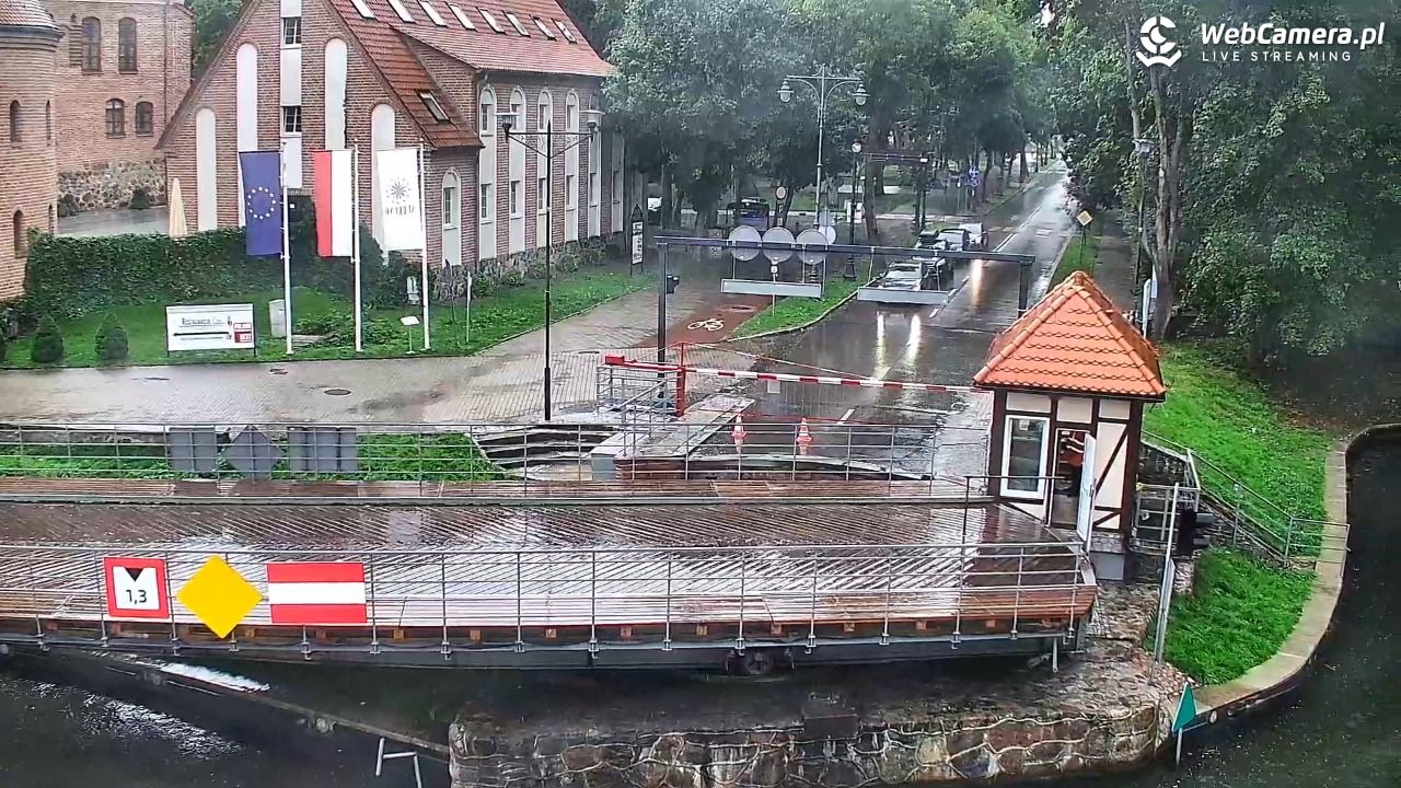 Giżycko - widok na most obrotowy - 02 wresień 2026, 14:09