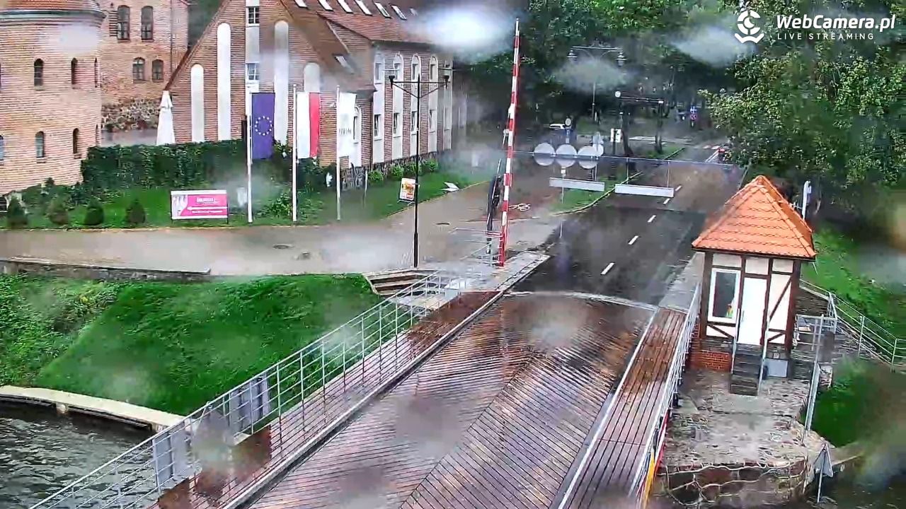 Giżycko - widok na most obrotowy - 11 wresień 2025, 15:50
