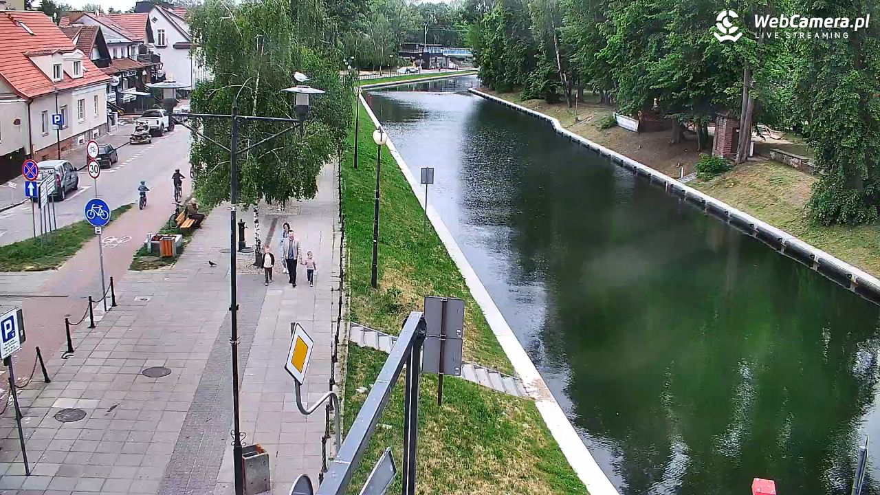 Giżycko - widok na most obrotowy - 31 maj 2026, 10:40