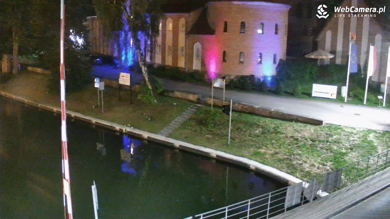 Giżycko - widok na most obrotowy - 20 lipiec 2026, 00:27