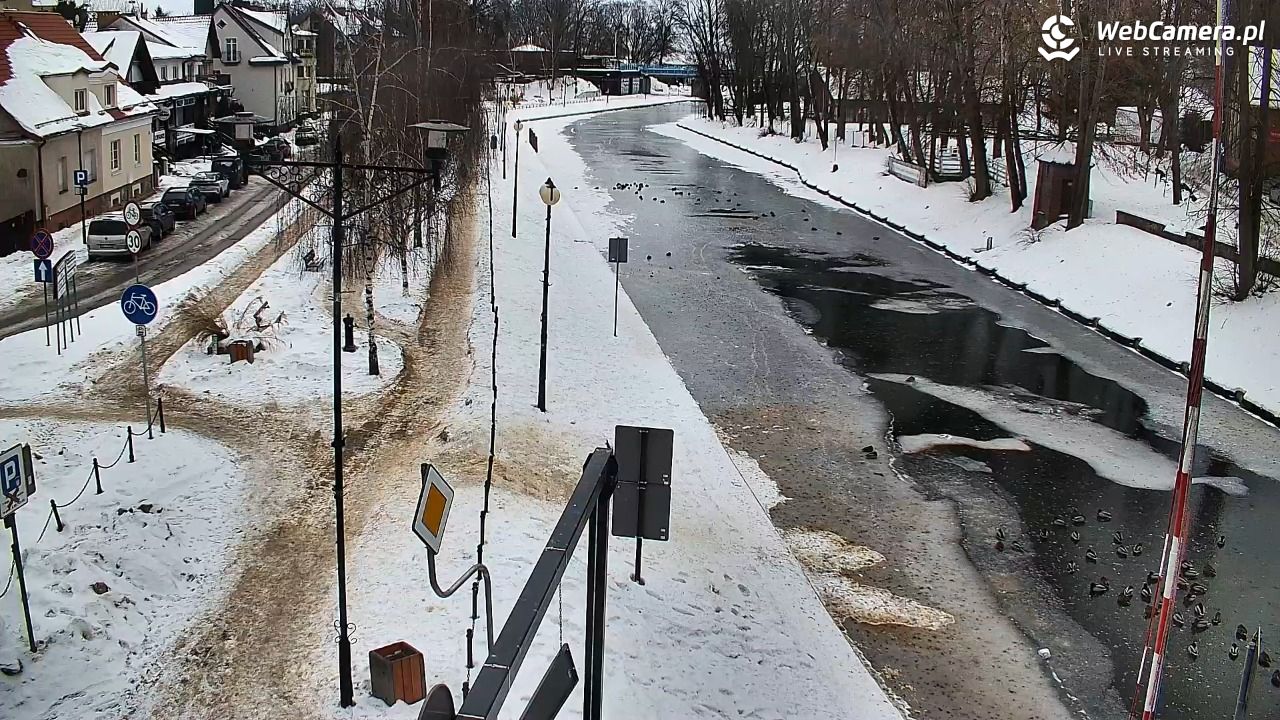 Giżycko - widok na most obrotowy - 17 luty 2026, 11:43