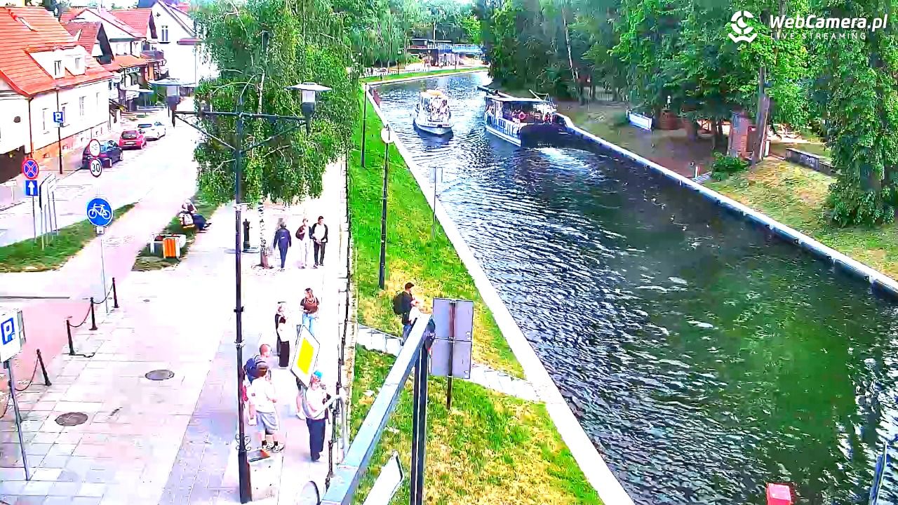 Giżycko - widok na most obrotowy - 30 maj 2026, 17:30