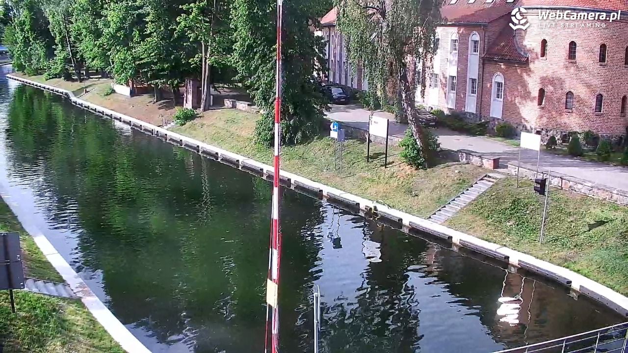 Giżycko - widok na most obrotowy - 29 maj 2026, 08:00