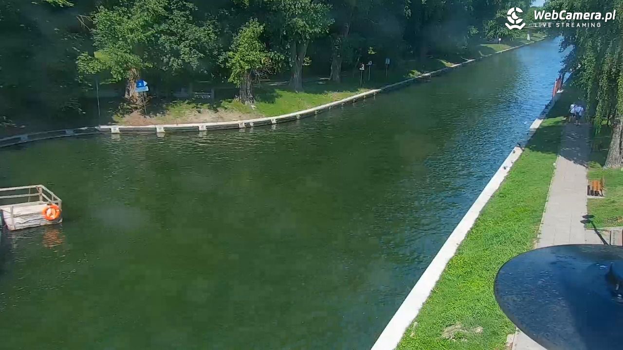 Giżycko - widok na most obrotowy - 31 lipiec 2025, 10:37