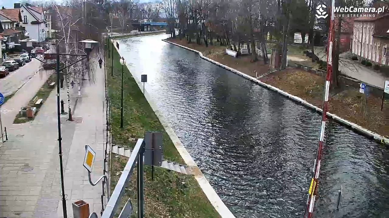 Giżycko - widok na most obrotowy - 07 kwiecień 2026, 11:05