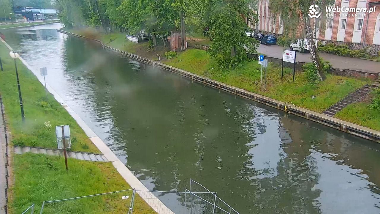 Giżycko - widok na most obrotowy - 17 maj 2025, 13:32