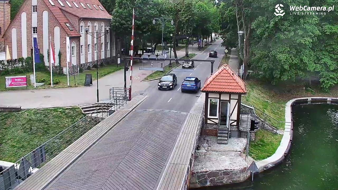 Giżycko - widok na most obrotowy - 29 maj 2026, 16:34