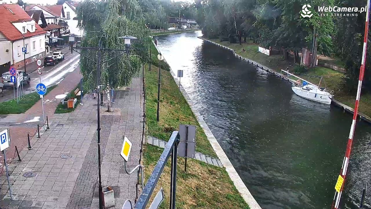 Giżycko - widok na most obrotowy - 20 lipiec 2026, 13:14