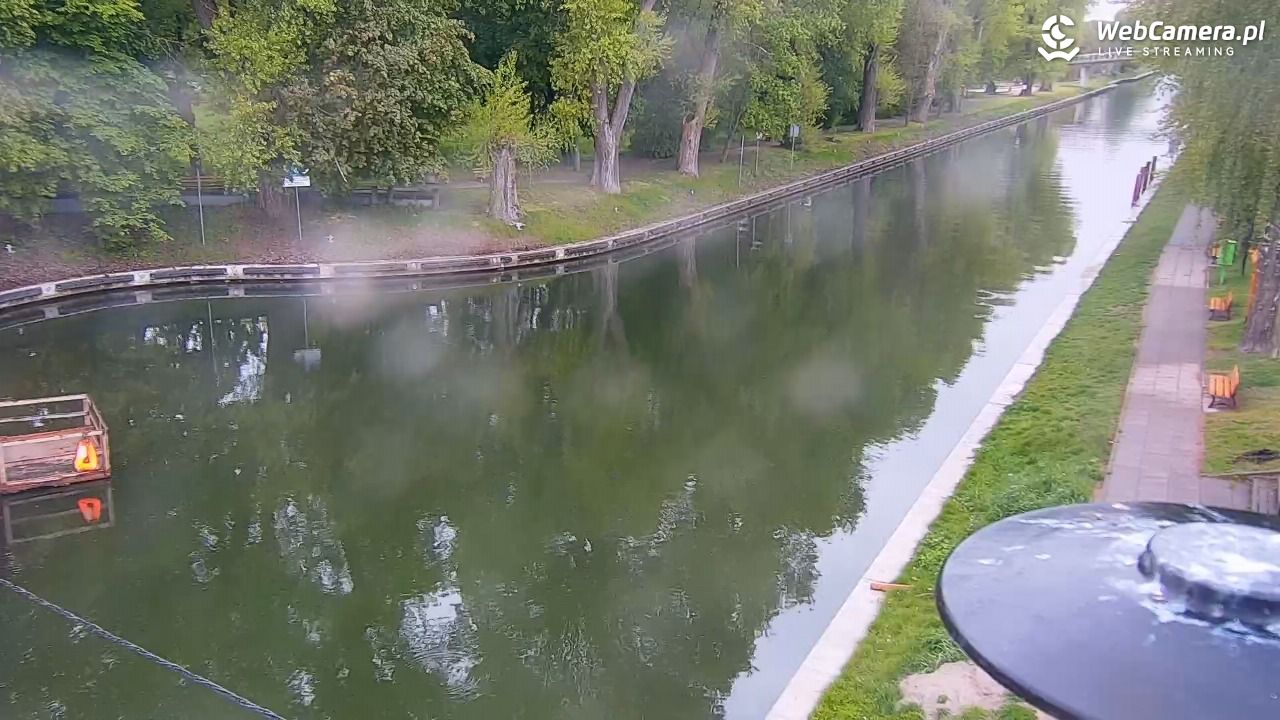 Giżycko - widok na most obrotowy - 16 maj 2025, 19:48