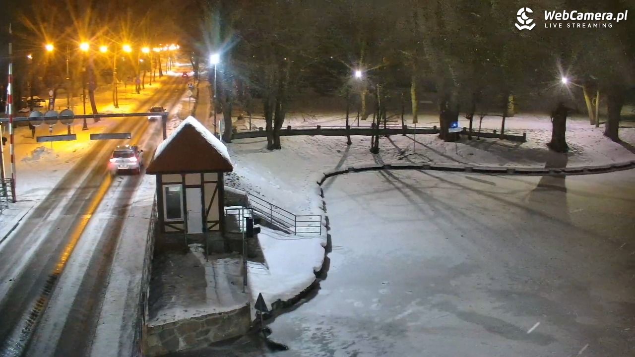 Giżycko - widok na most obrotowy - 17 luty 2026, 17:53