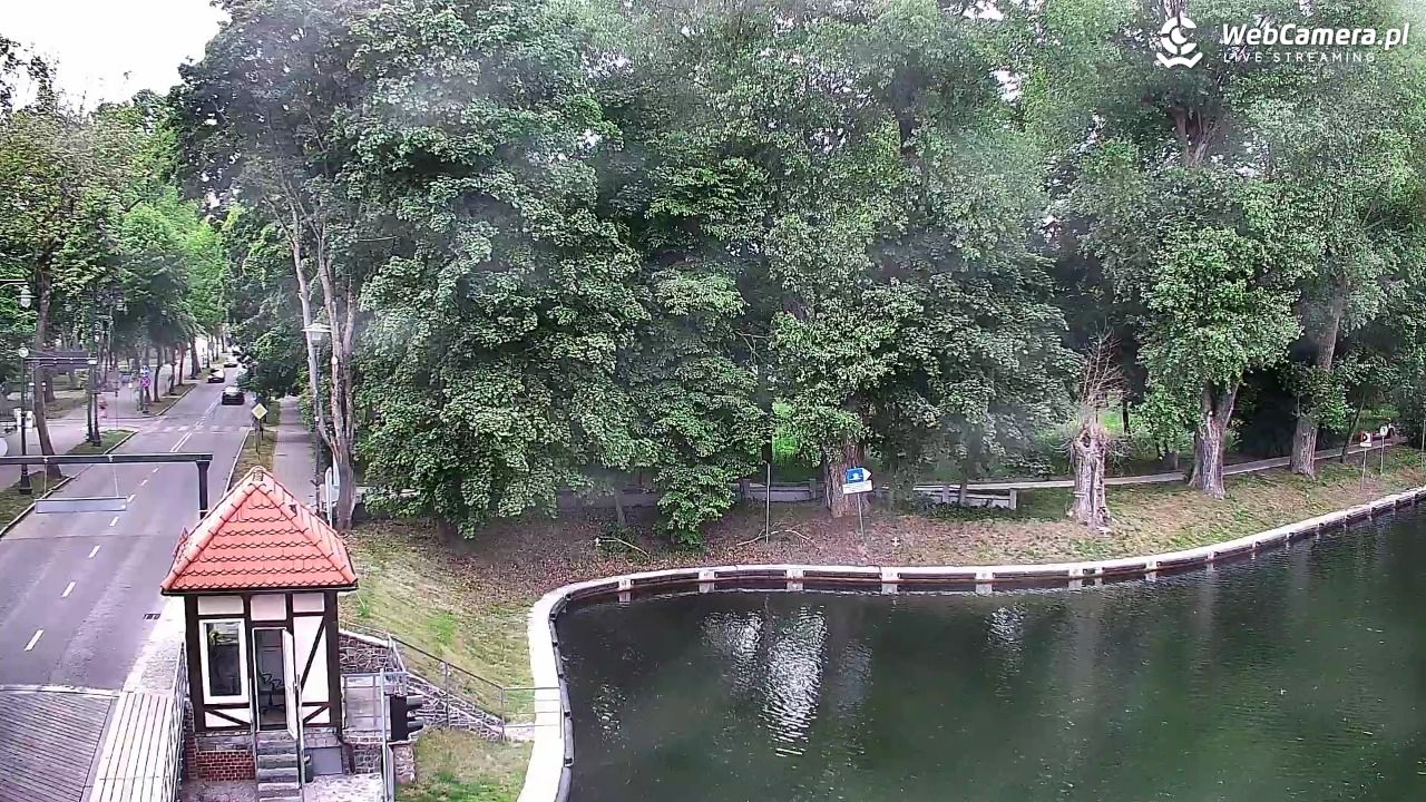 Giżycko - widok na most obrotowy - 29 maj 2026, 16:31