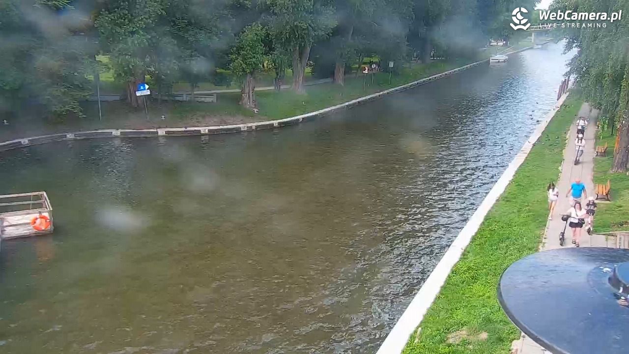 Giżycko - widok na most obrotowy - 30 lipiec 2025, 13:31