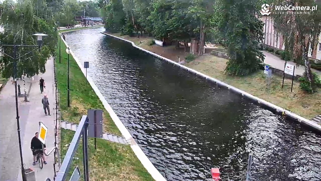 Giżycko - widok na most obrotowy - 31 maj 2026, 14:07