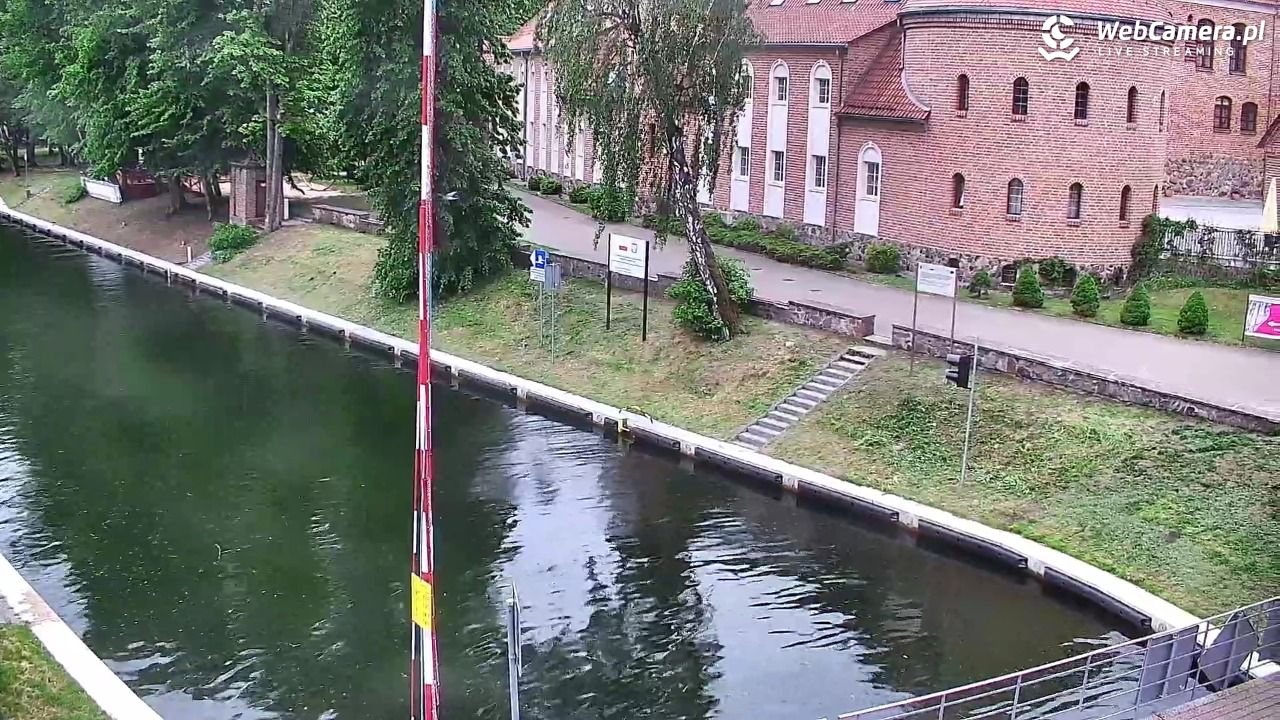 Giżycko - widok na most obrotowy - 29 maj 2026, 13:56