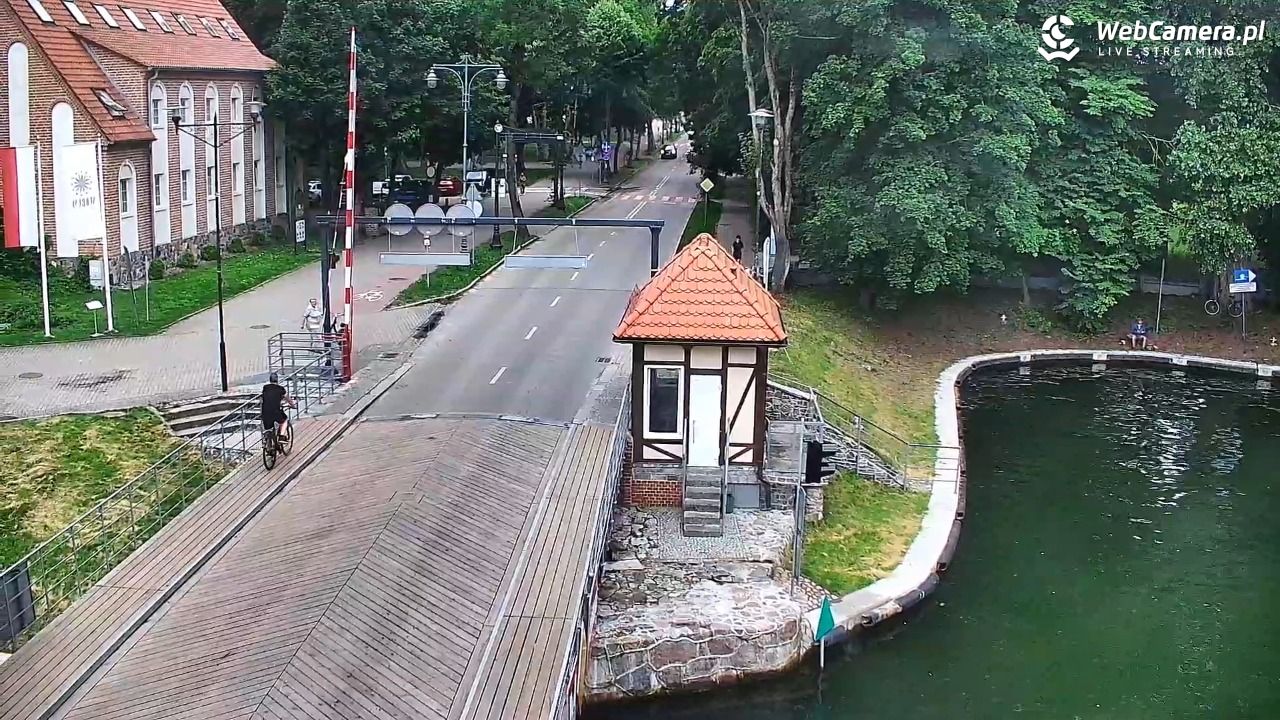Giżycko - widok na most obrotowy - 19 lipiec 2026, 09:46