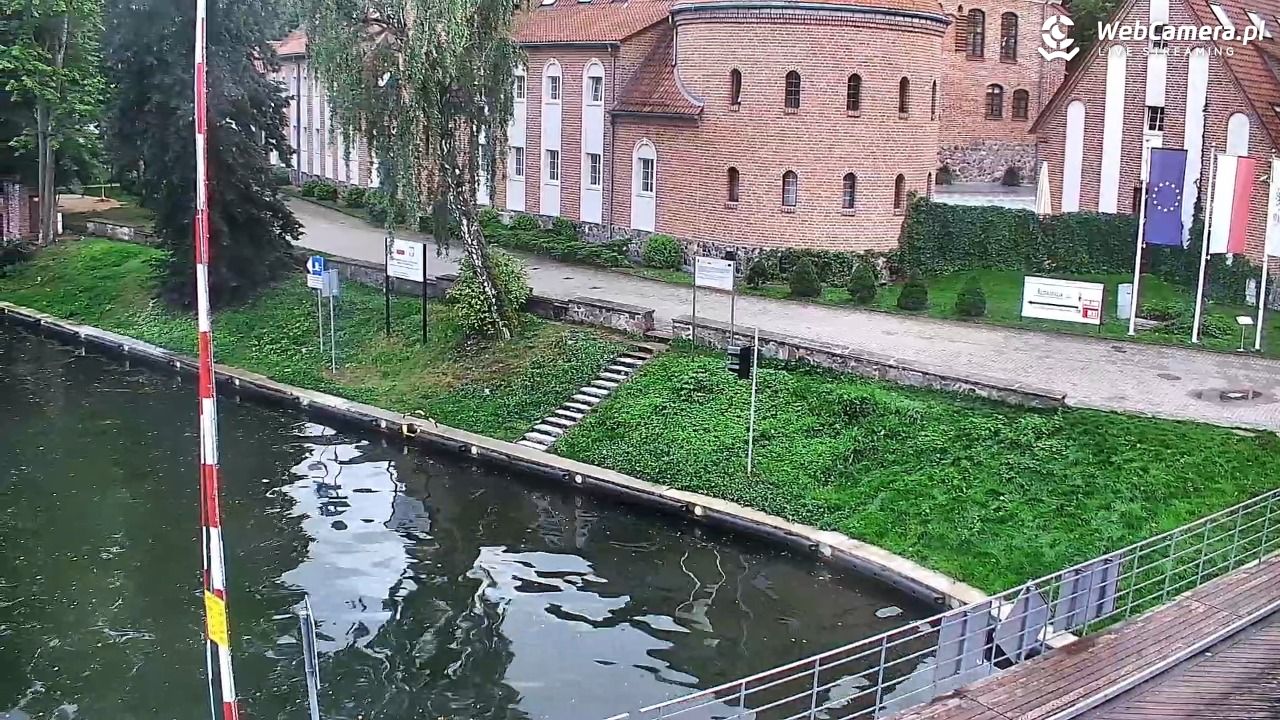 Giżycko - widok na most obrotowy - 01 wresień 2026, 17:51