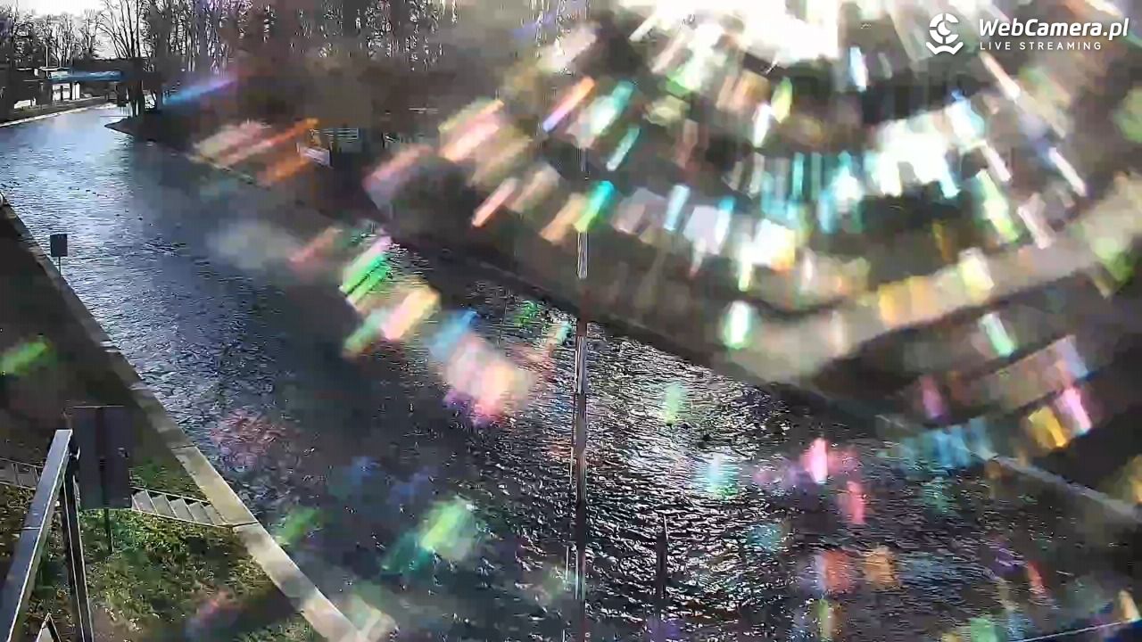 Giżycko - widok na most obrotowy - 28 grudzień 2025, 12:31