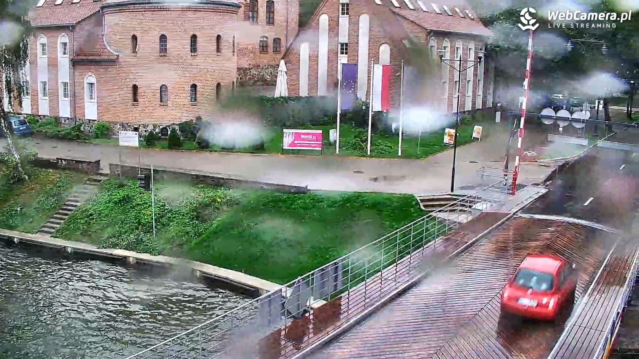 Giżycko - widok na most obrotowy - 11 wresień 2025, 17:10