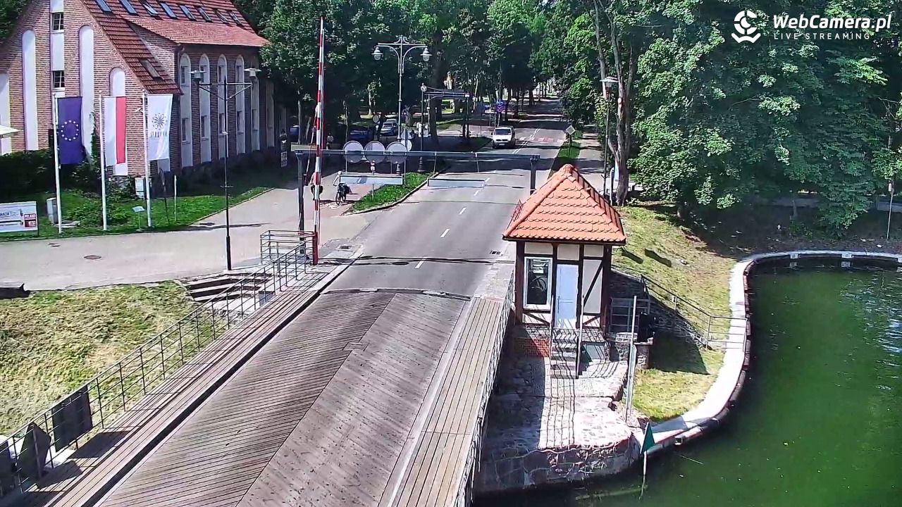 Giżycko - widok na most obrotowy - 17 lipiec 2026, 11:12