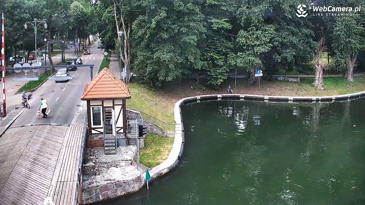 Giżycko - widok na most obrotowy - 19 lipiec 2026, 10:27