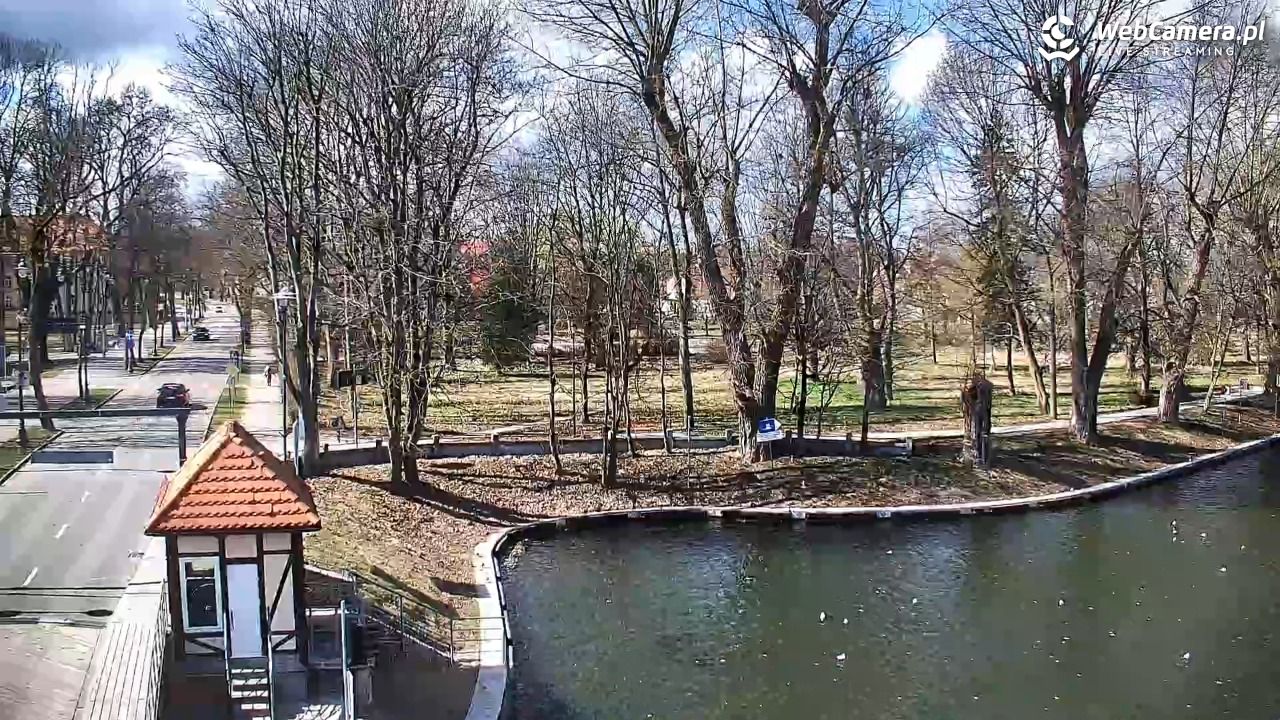Giżycko - widok na most obrotowy - 06 kwiecień 2026, 12:30