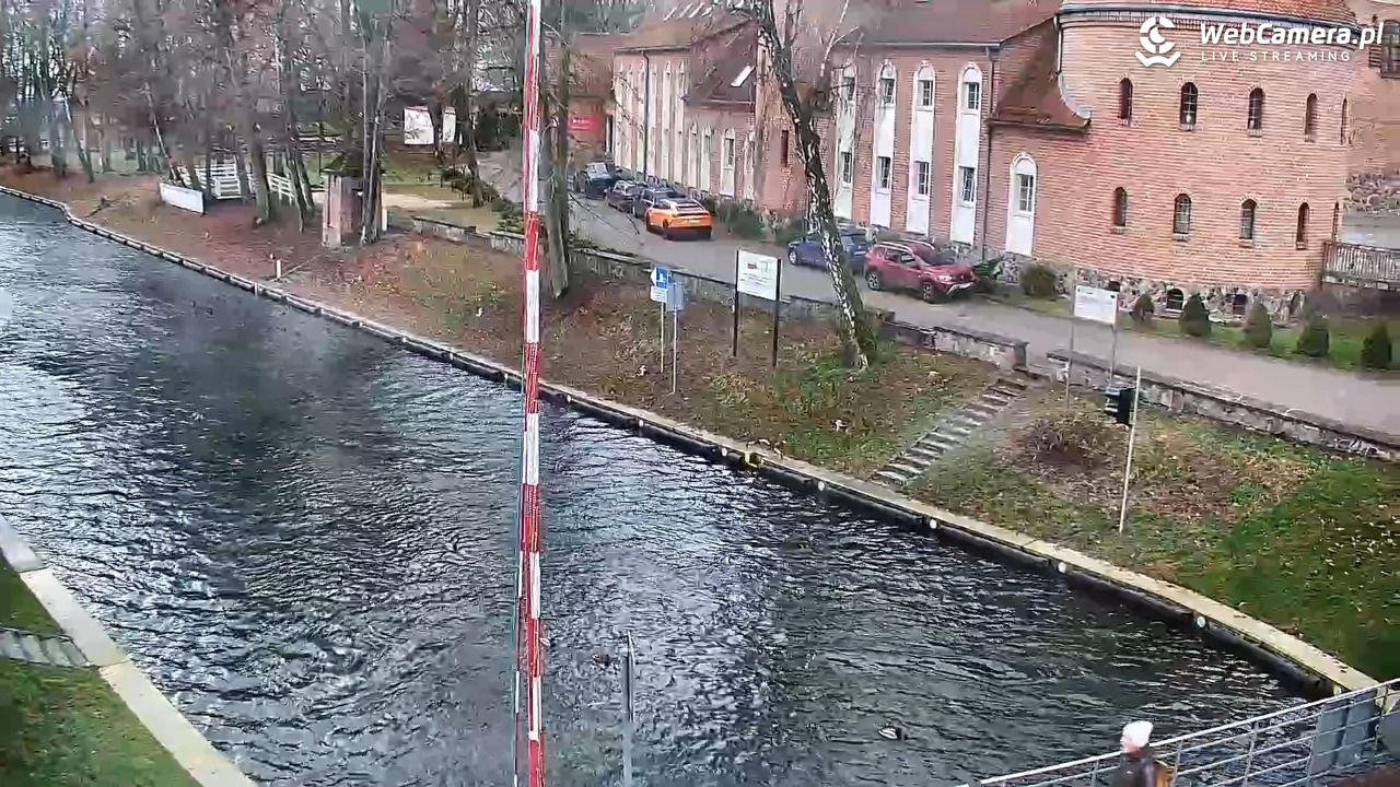 Giżycko - widok na most obrotowy - 28 grudzień 2025, 09:58
