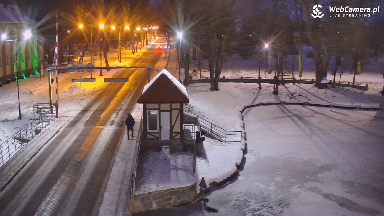 Giżycko - widok na most obrotowy - 17 luty 2026, 17:23