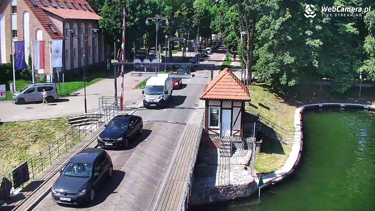 Giżycko - widok na most obrotowy - 17 lipiec 2026, 11:08