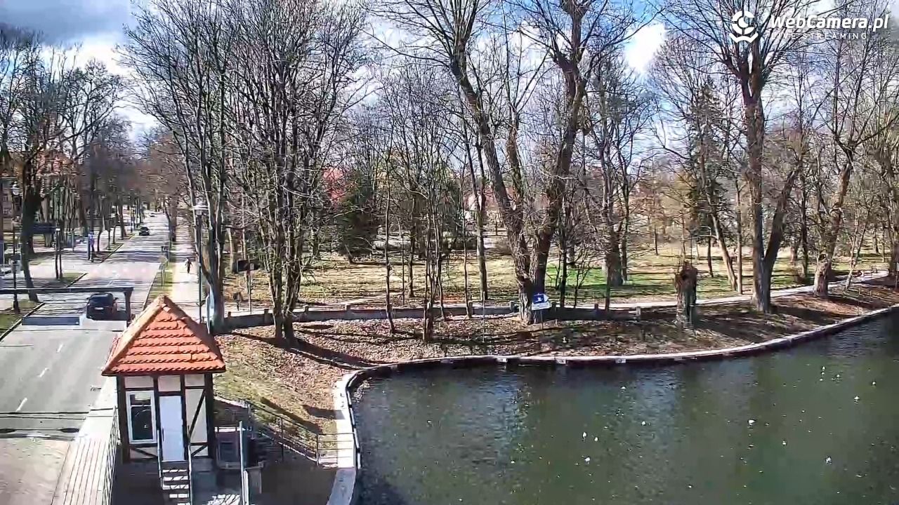 Giżycko - widok na most obrotowy - 06 kwiecień 2026, 12:30